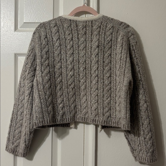 Cable-knit sweater lady jacket - XS - RARE J. Crew find - Picture 6 of 7